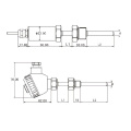 FST600-203 Firstrate pt1000 y pt100 platinum Salida 0 10v Sensor de temperatura